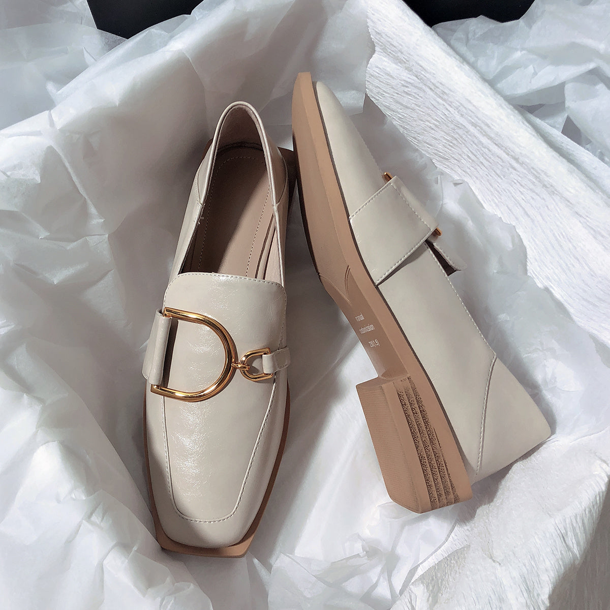 Mocassins en cuir pour femmes