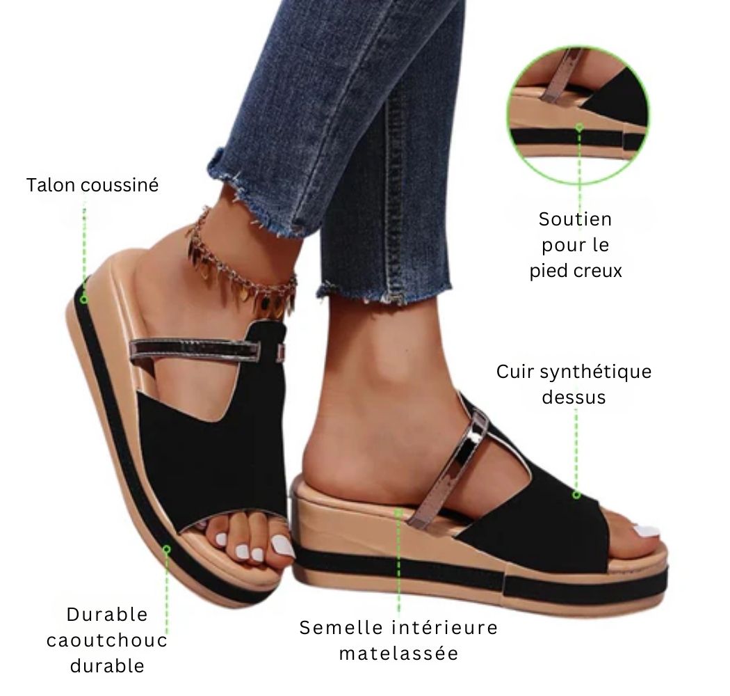 Sandales orthopédiques élégantes