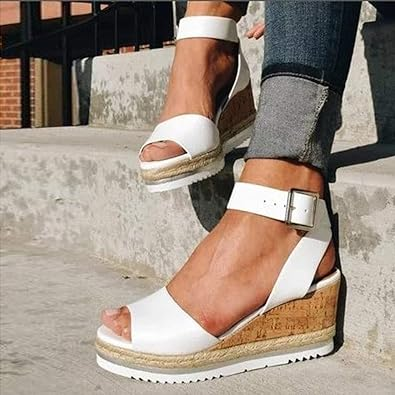Sandales à semelles compensées pour femmes