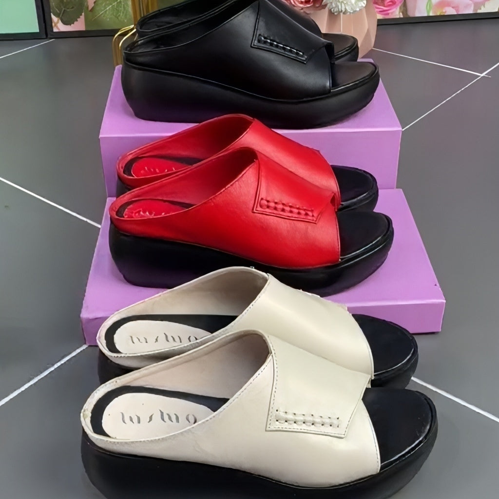 Sandales à semelles compensées pour femmes