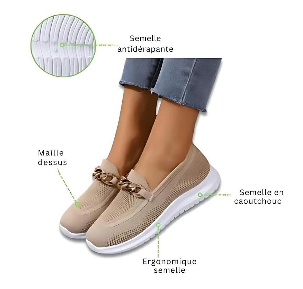 Chaussures orthopédiques en maille respirante