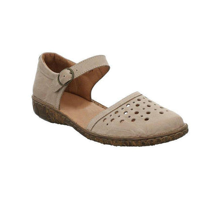 Chaussures en cuir creuses et élégantes