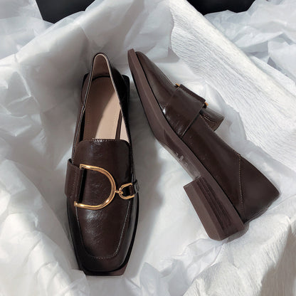 Mocassins en cuir pour femmes