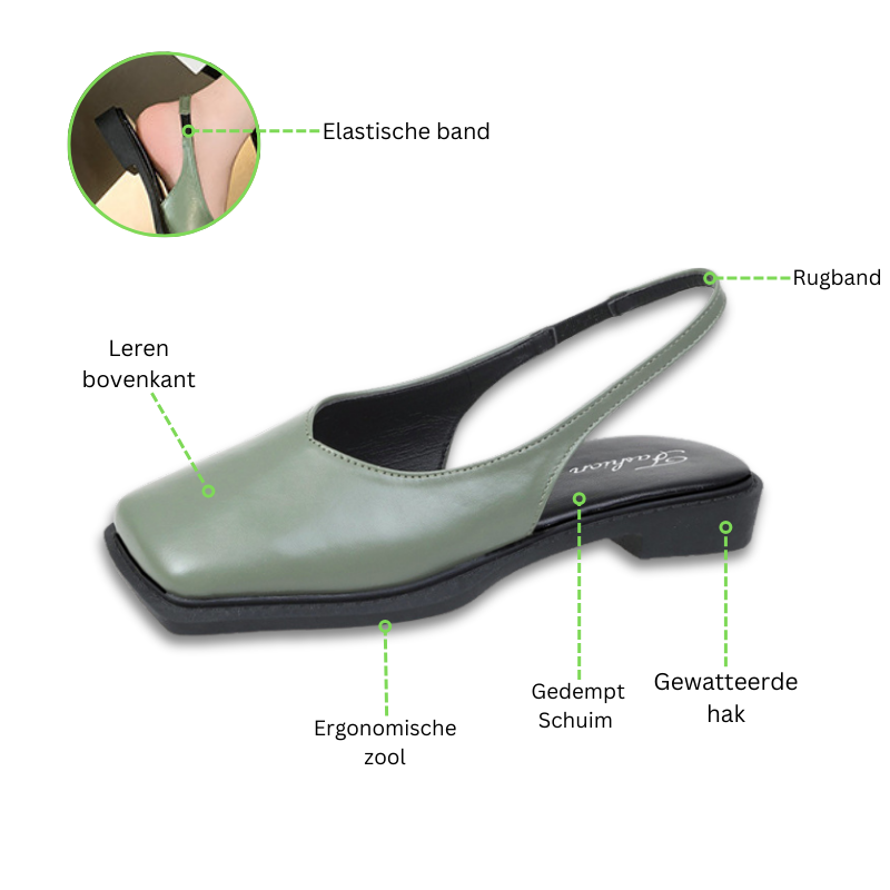 Sandales orthopédiques plates et élégantes