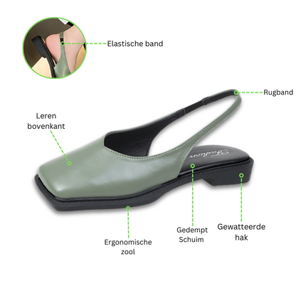 Sandales orthopédiques plates et élégantes