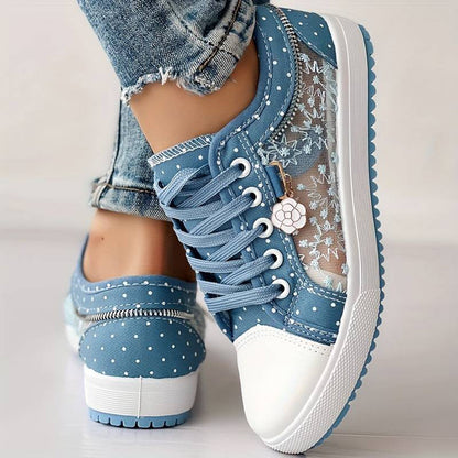 Chaussures d'été à lacets confortables et assorties à la mode