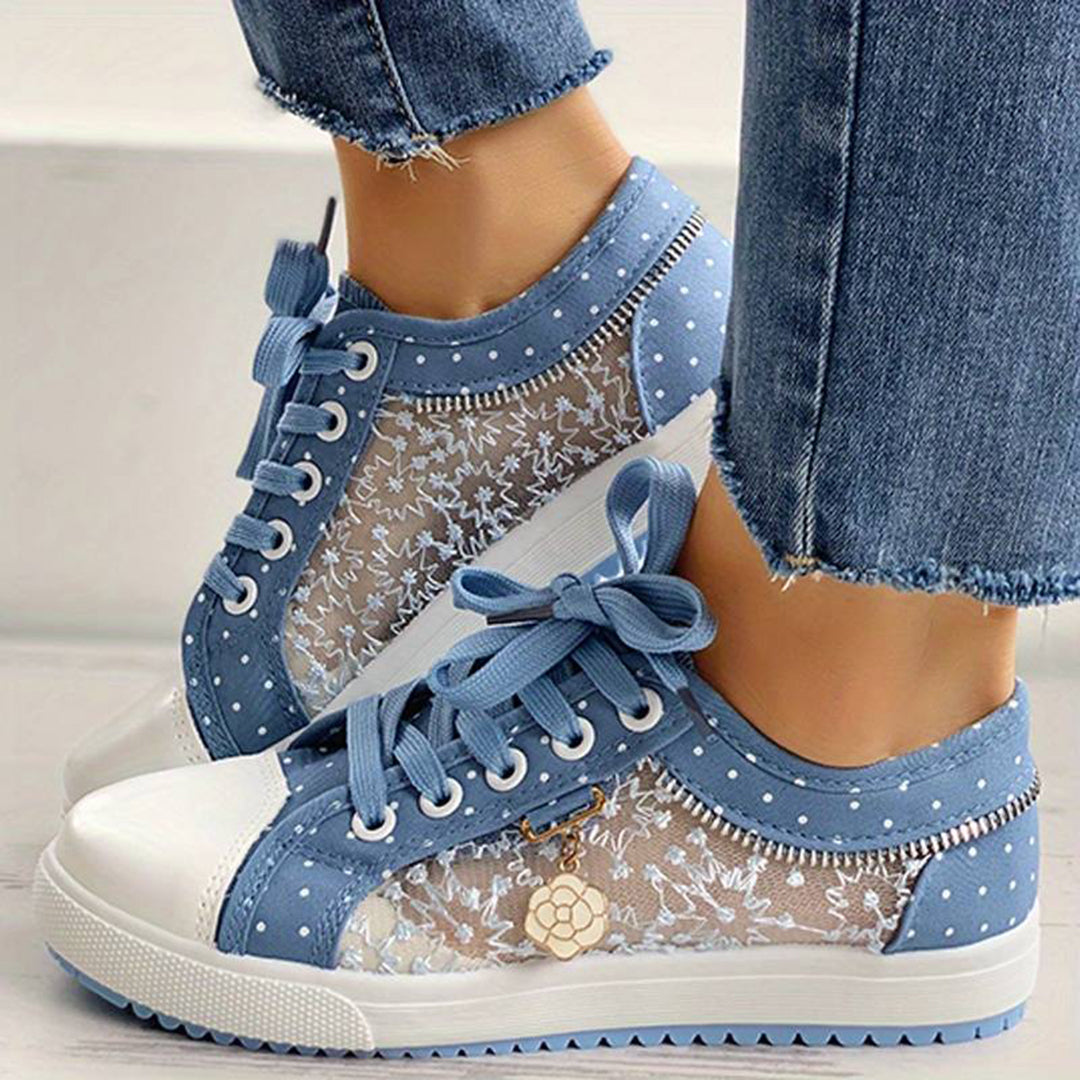 Chaussures d'été à lacets confortables et assorties à la mode