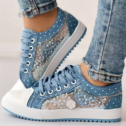 Chaussures d'été à lacets confortables et assorties à la mode