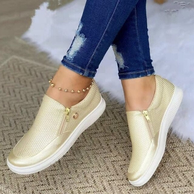 Chaussures de marche plates et confortables pour femmes