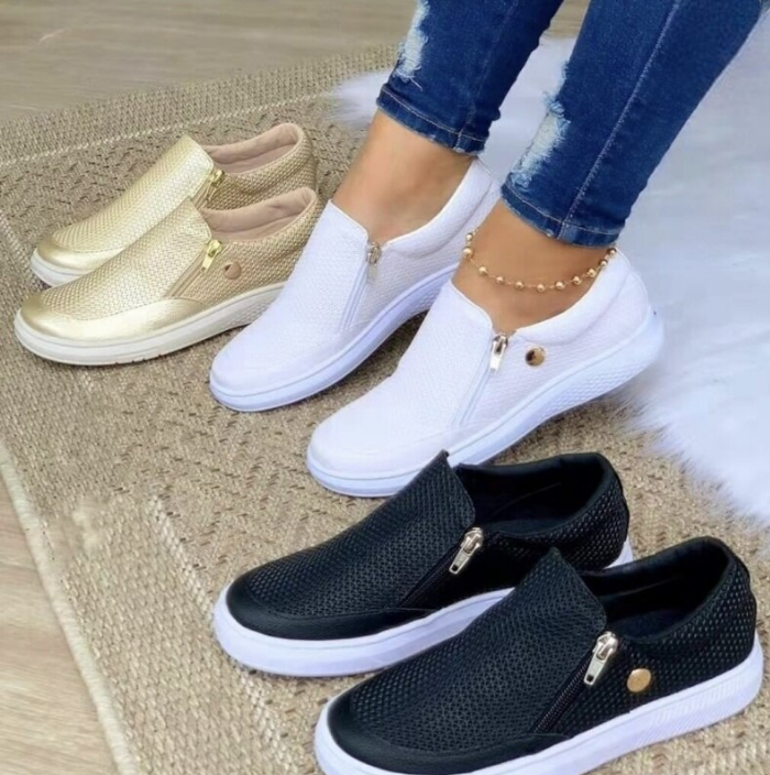 Chaussures de marche plates et confortables pour femmes