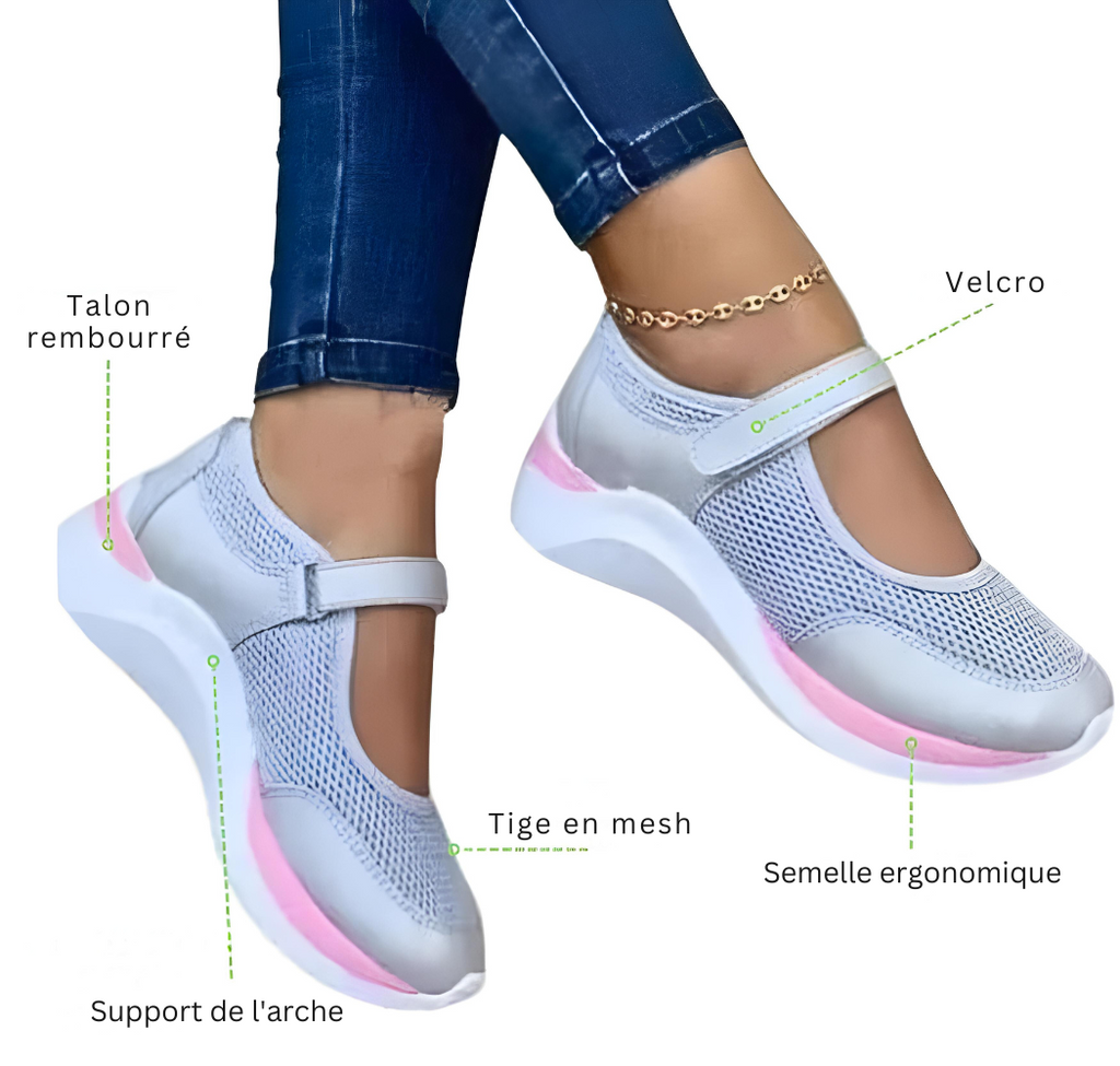 Chaussures orthopédiques pour femmes avec orthèses