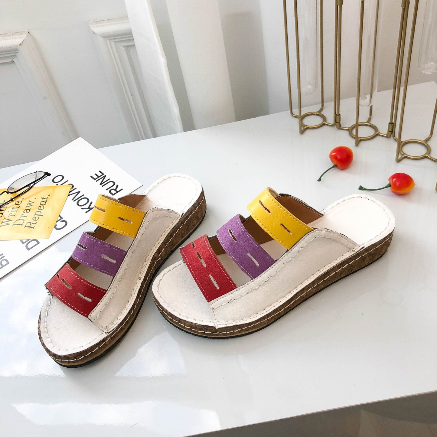 Sandales orthopédiques Premium Tricolor