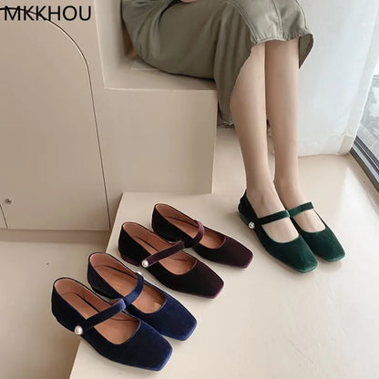 Chaussures décontractées en velours