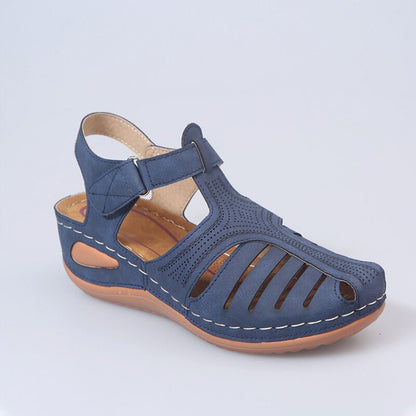 Sandales orthopédiques chic en cuir