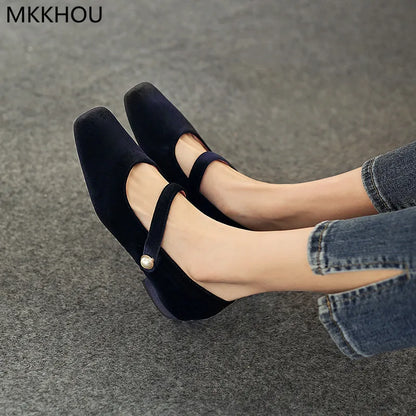 Chaussures décontractées en velours