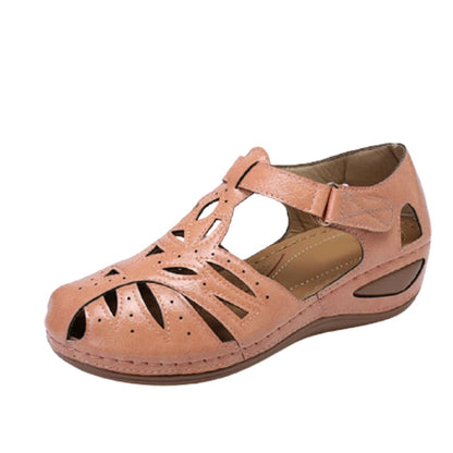 Sandales orthopédiques chic en cuir