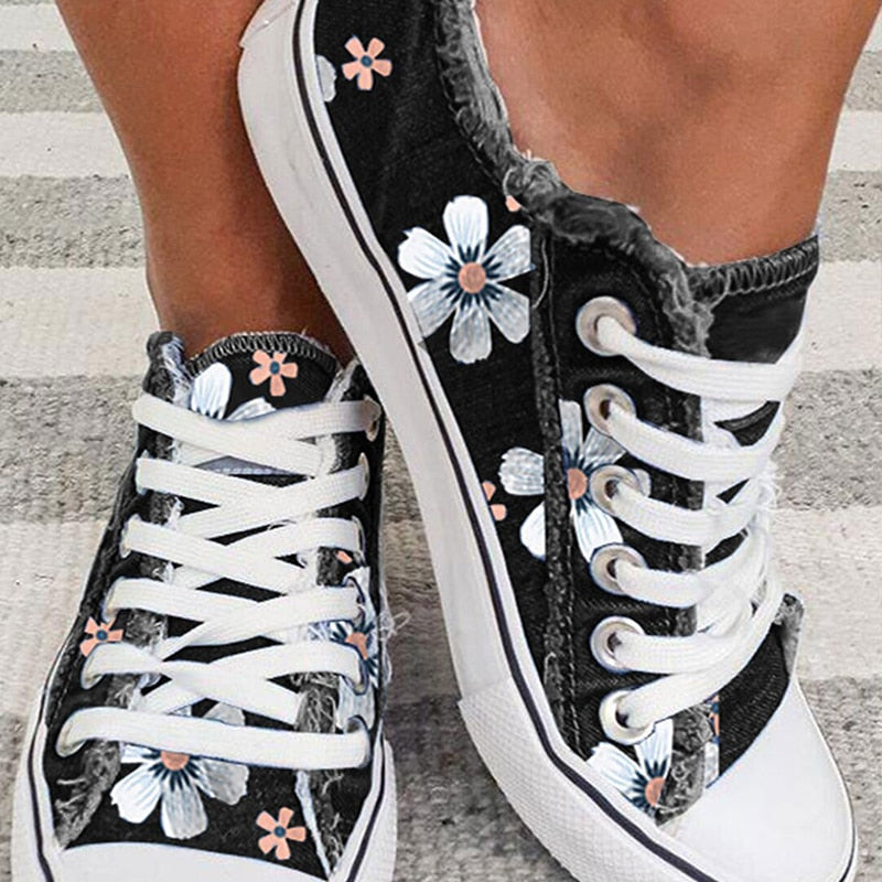 Chaussures en dentelle à la mode Chaussures décontractées pour dames