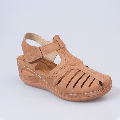 Sandales orthopédiques chic en cuir