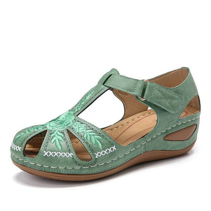 Sandales orthopédiques chic en cuir
