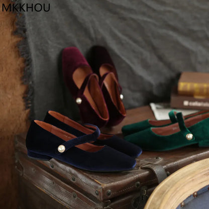 Chaussures décontractées en velours