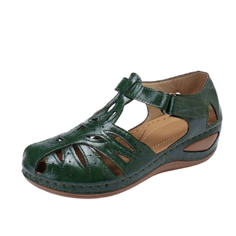 Sandales orthopédiques chic en cuir