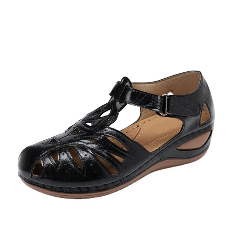 Sandales orthopédiques chic en cuir