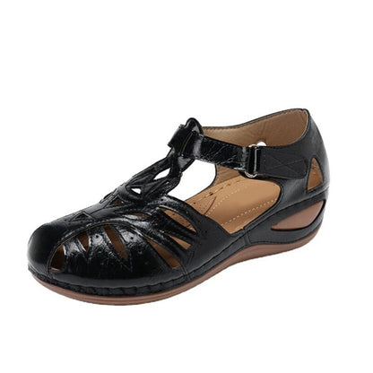 Sandales orthopédiques chic en cuir
