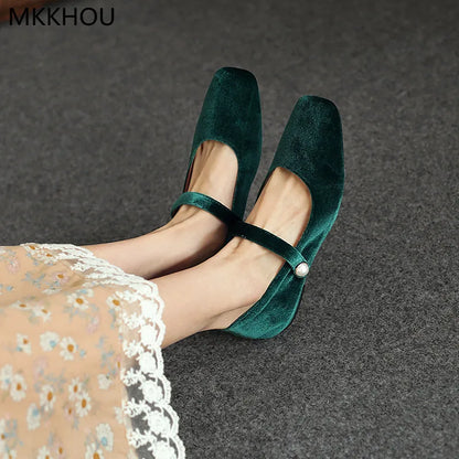 Chaussures décontractées en velours