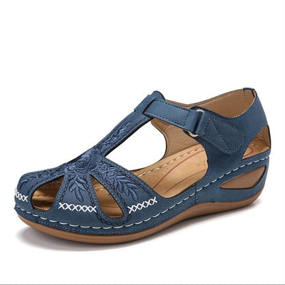 Sandales orthopédiques chic en cuir