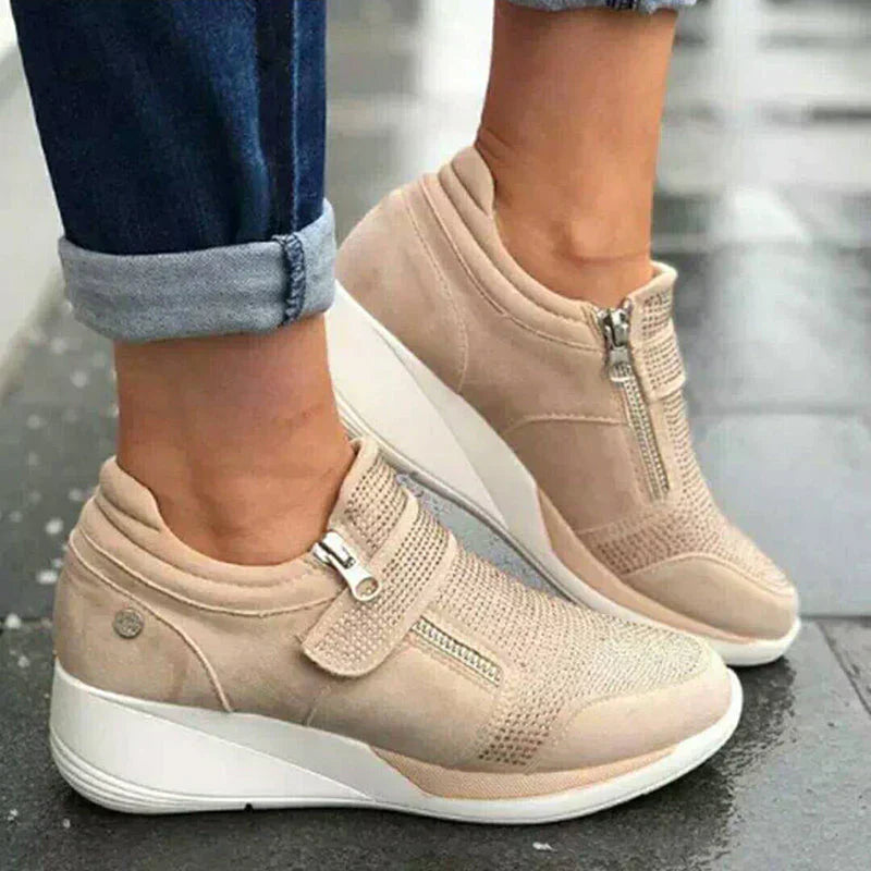 Chaussures à plateforme confortables à talon moyen