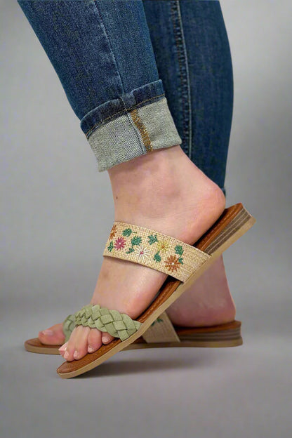 Chaussures d'été orthopédiques de soutien sur mesure