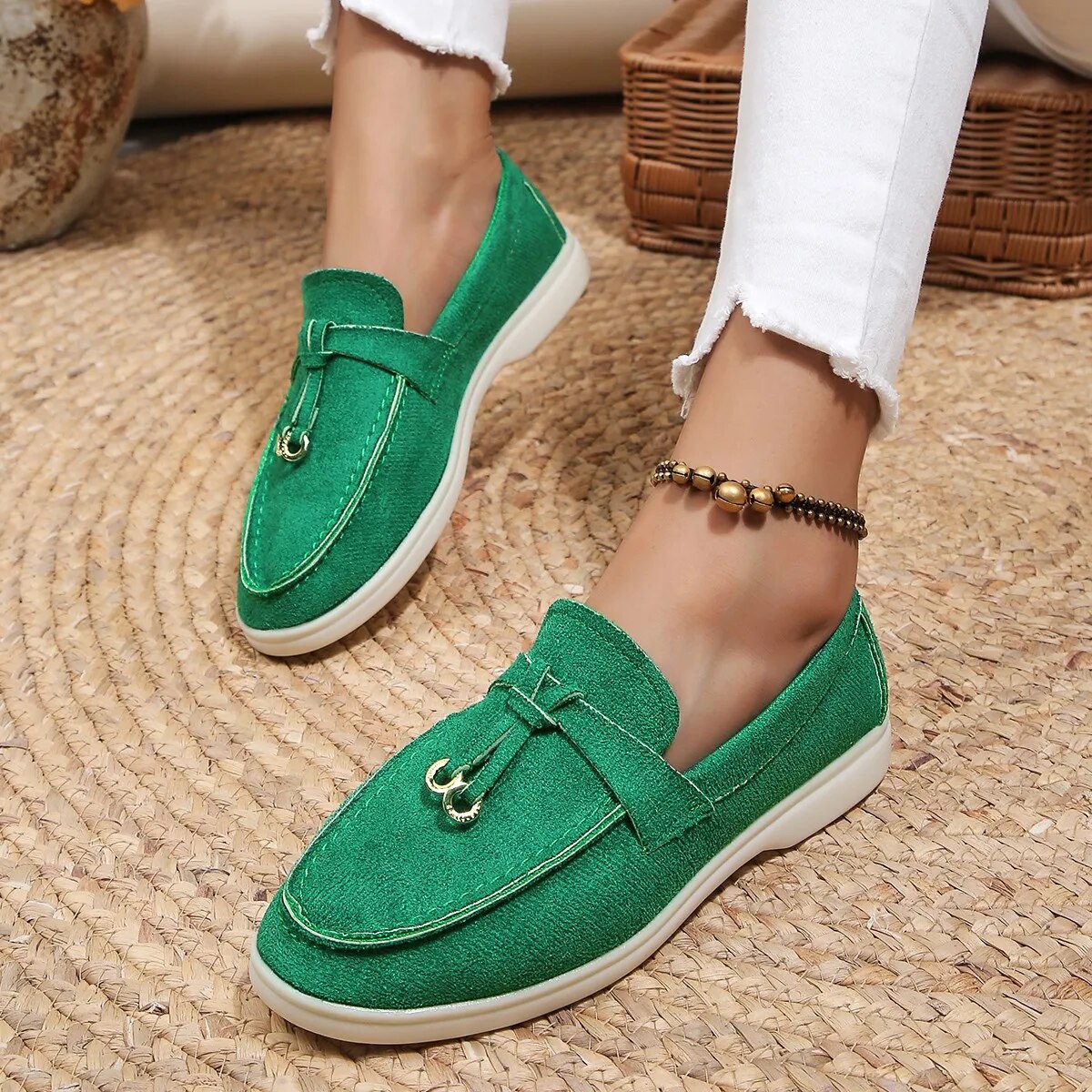 Mocassins à lanières pour adolescents