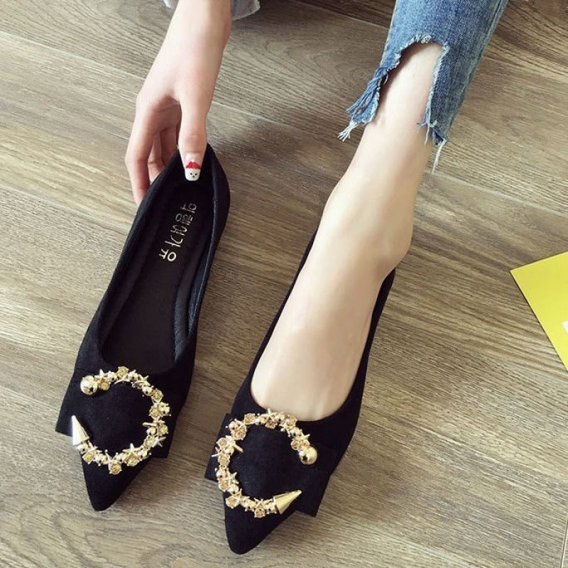 Chaussures plates orthopédiques avec nœud