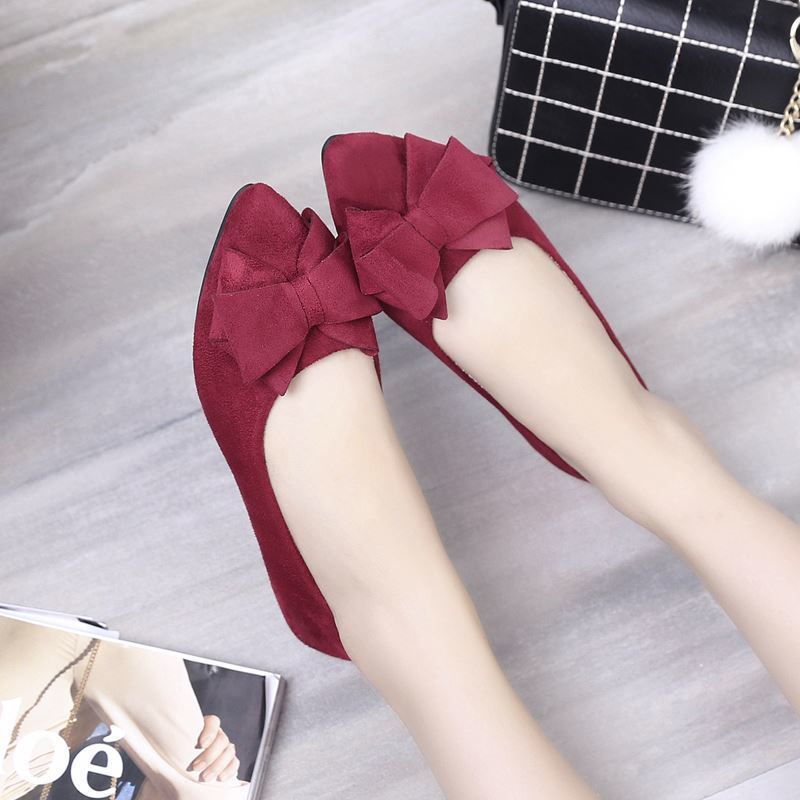 Chaussures plates orthopédiques avec nœud