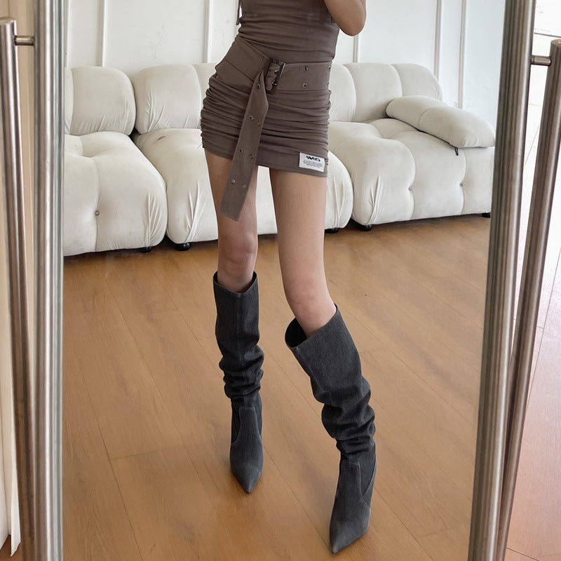 Orthopédie Vintage Bottes pointues de cow-boy