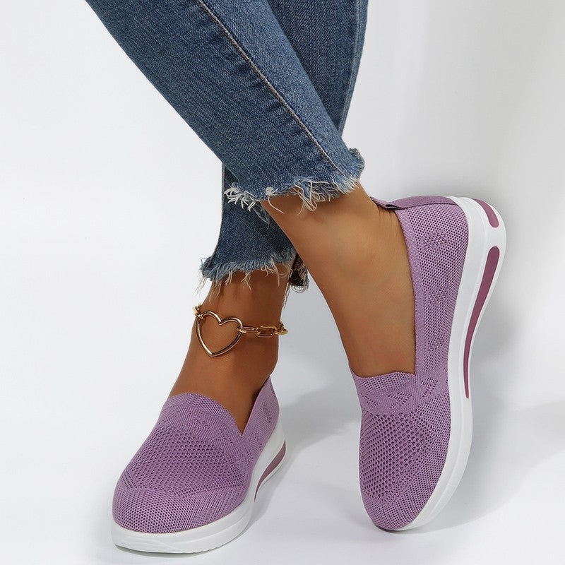 Chaussures orthopédiques respirantes pour femmes à nez large