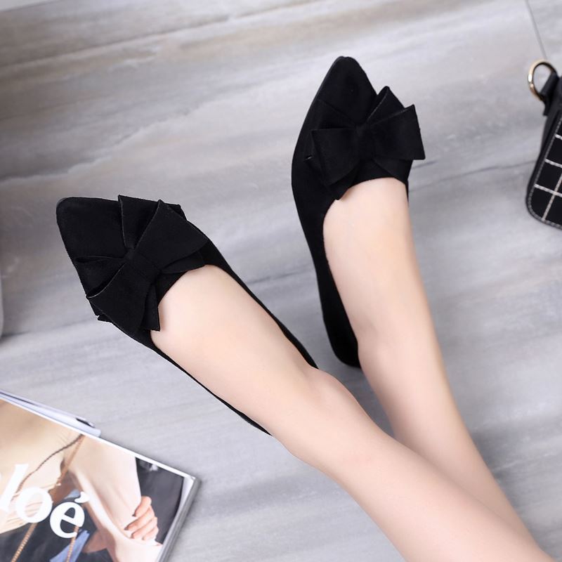 Chaussures plates orthopédiques avec nœud