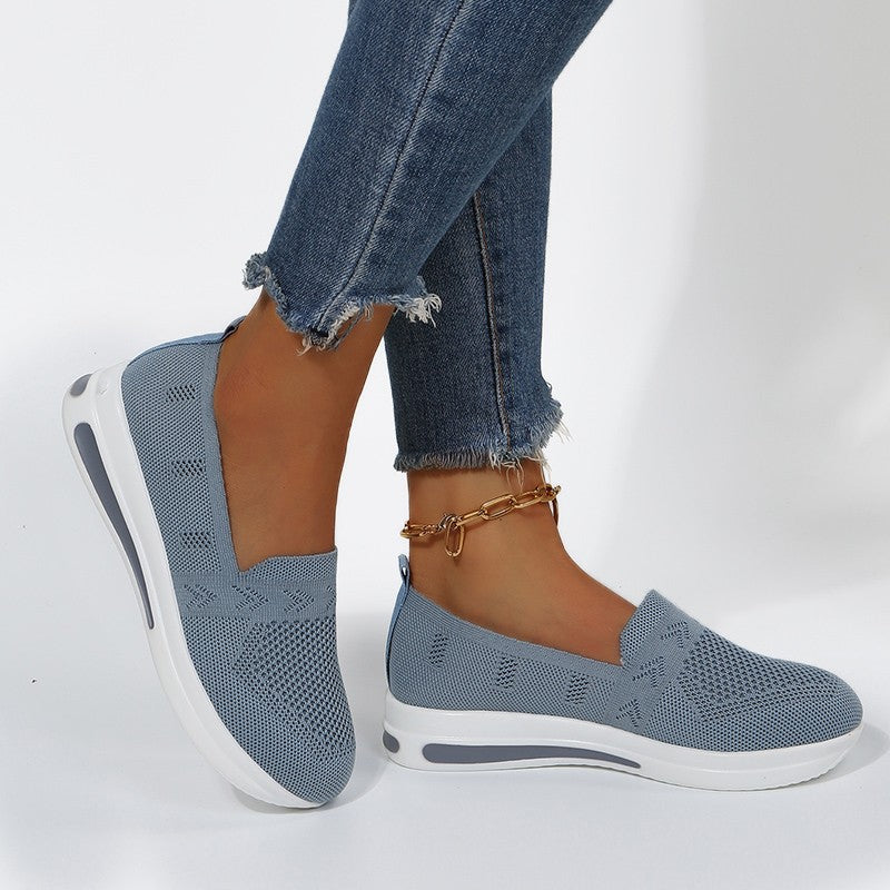 Chaussures orthopédiques respirantes pour femmes à nez large