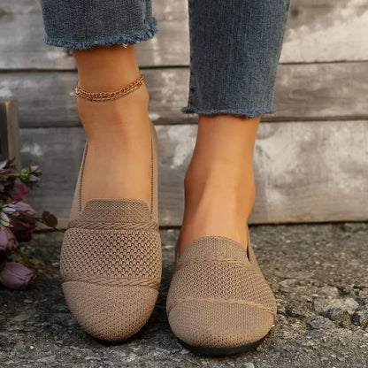 Chaussures décontractées en tricot pour femmes