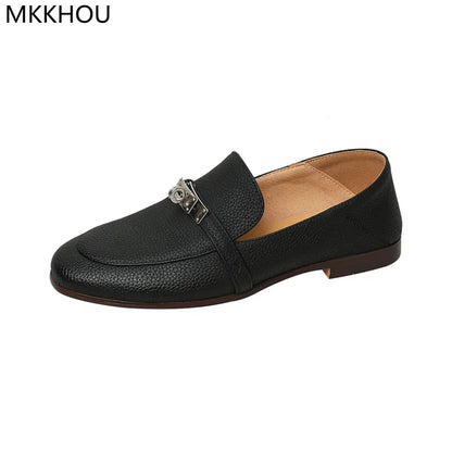 Chaussures mocassins en cuir de haute qualité