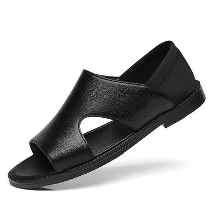 Sandales en cuir pour hommes Chaussures d'été pour hommes