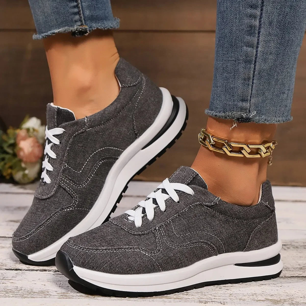 Baskets d'hiver orthopédiques, confortables et tendance