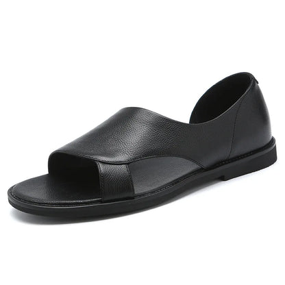 Sandales en cuir pour hommes Chaussures d'été pour hommes