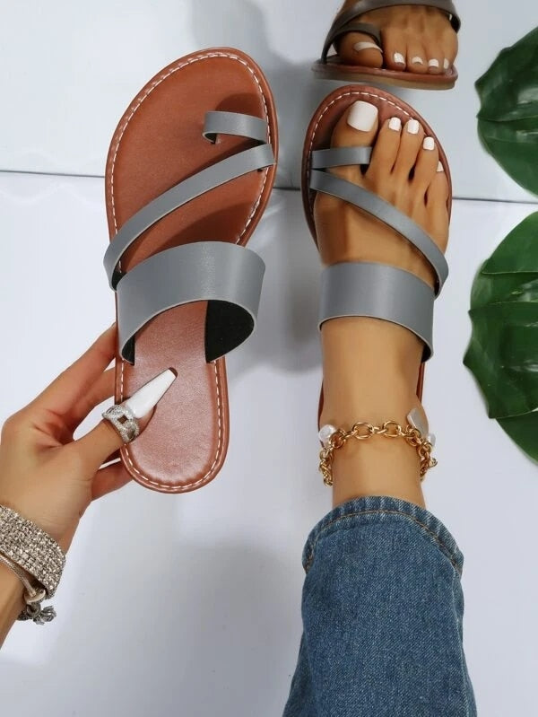 Sandales d'été Peep Toe pour femmes
