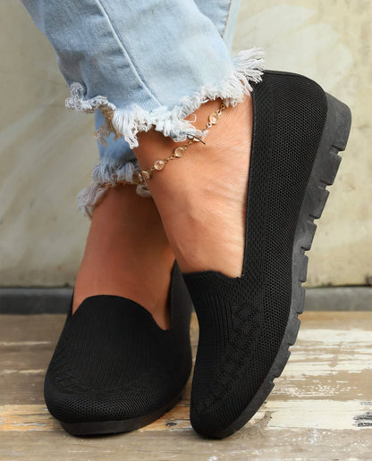 Chaussures de course à pied de route minimaliste noires pour dames