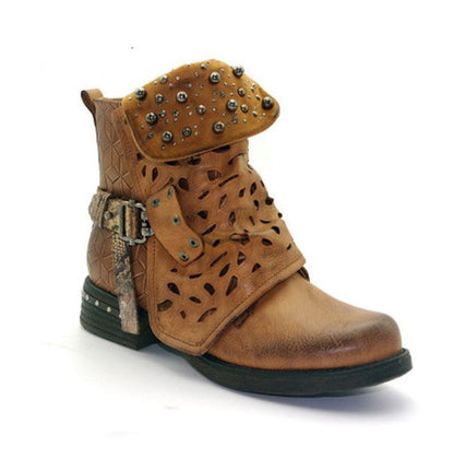 Bottes d'été élégantes et détaillées, offrant un bon soutien