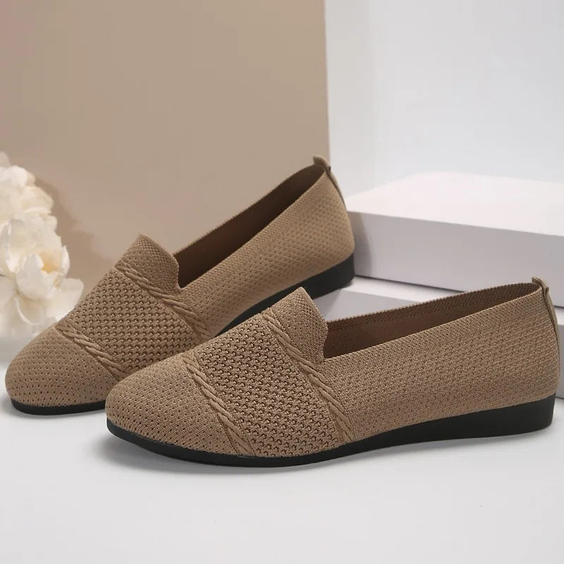 Chaussures décontractées en tricot pour femmes
