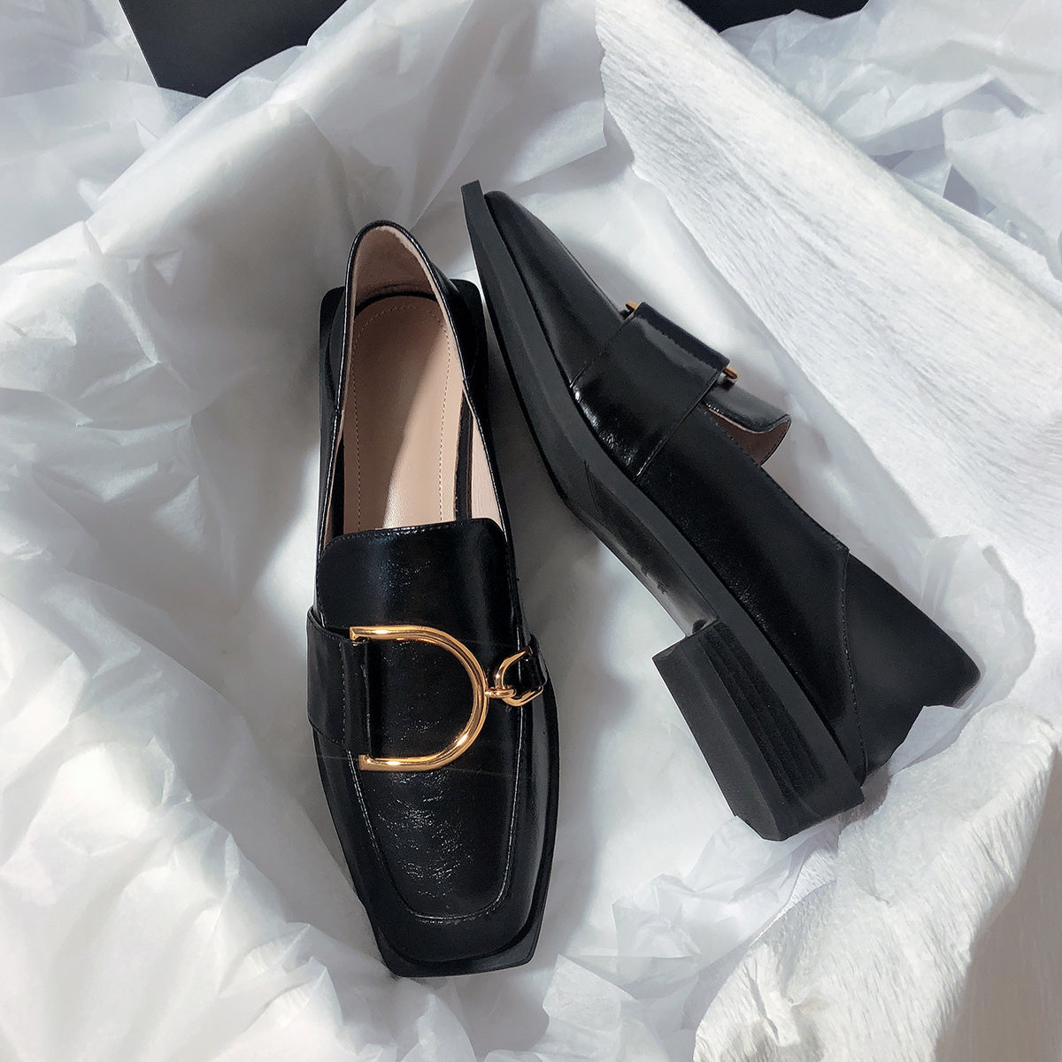 Mocassins en cuir pour femmes