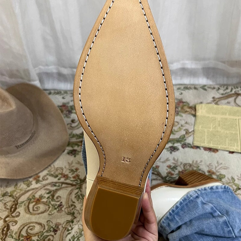 Bottes d'été élégantes et détaillées, offrant un bon soutien