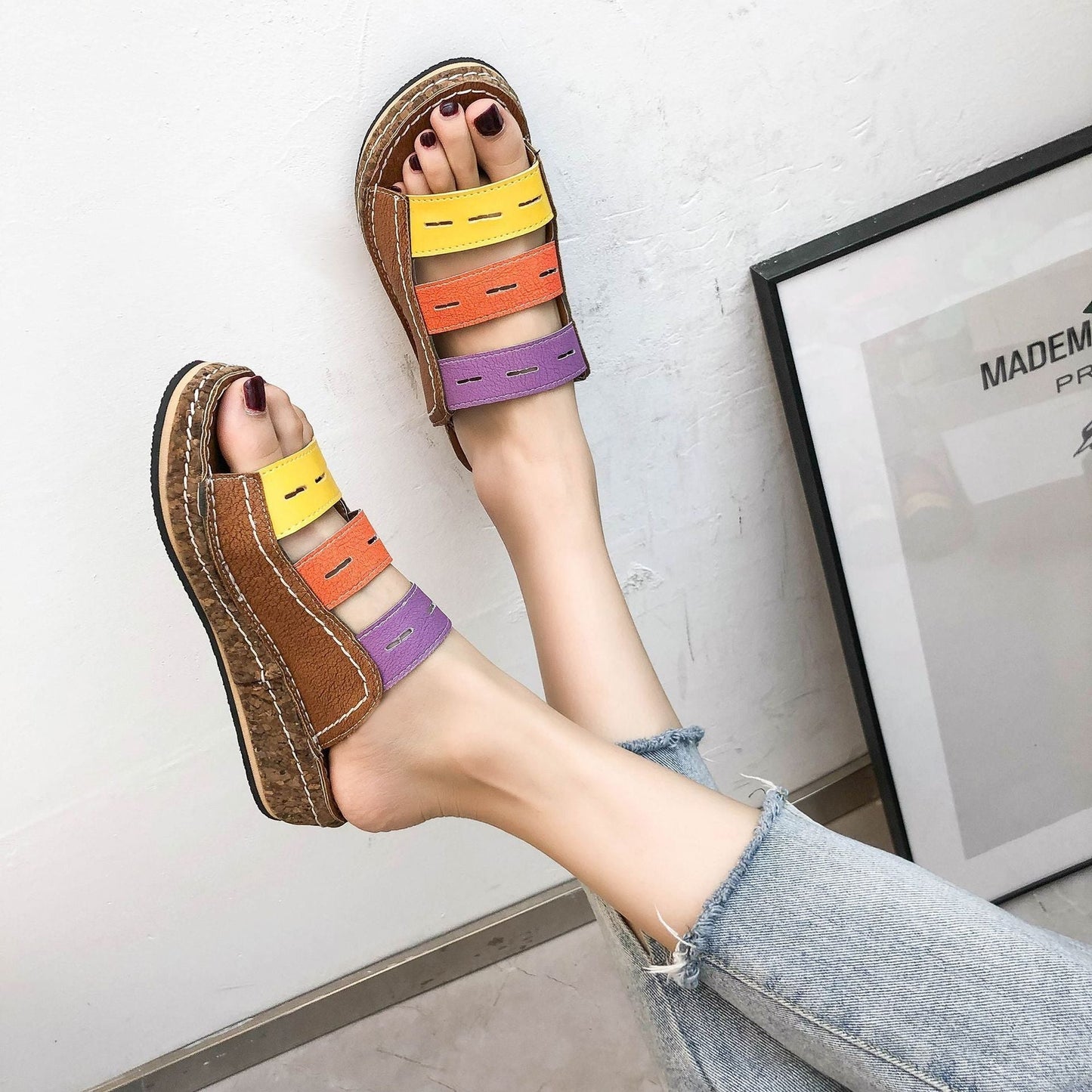 Sandales orthopédiques Premium Tricolor